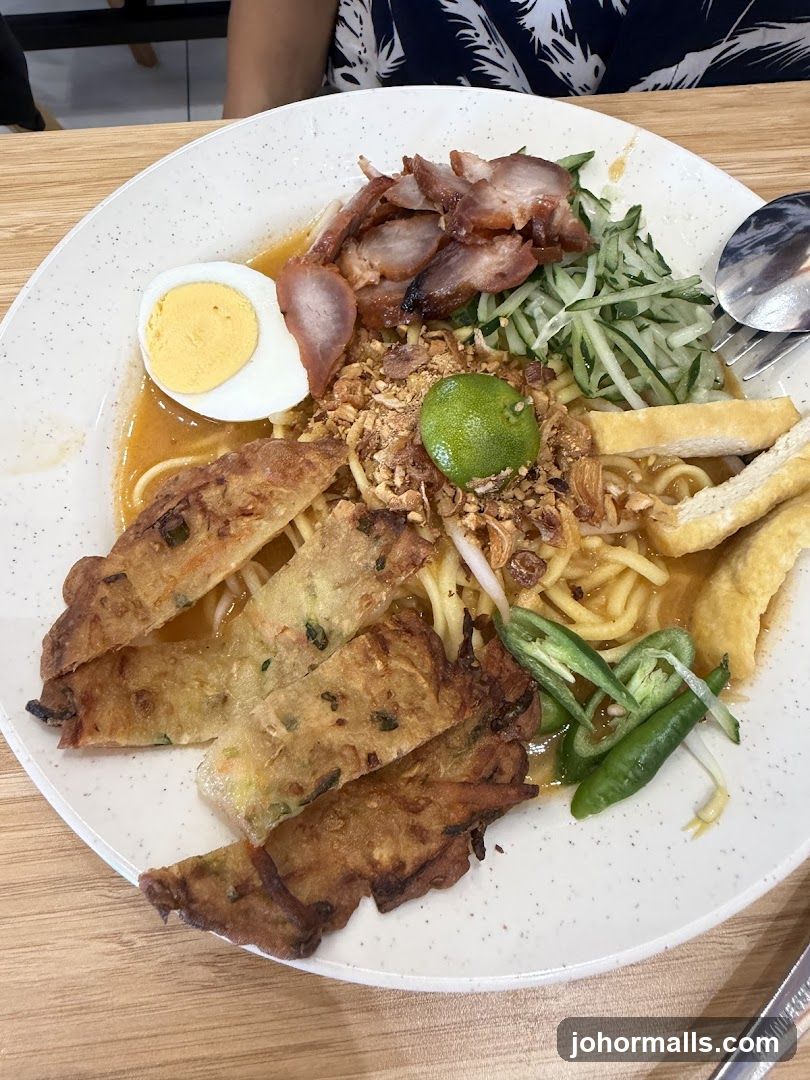 Noodle Dish with Toppings