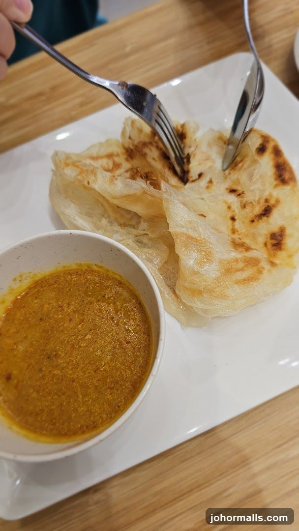 Roti Canai with Curry