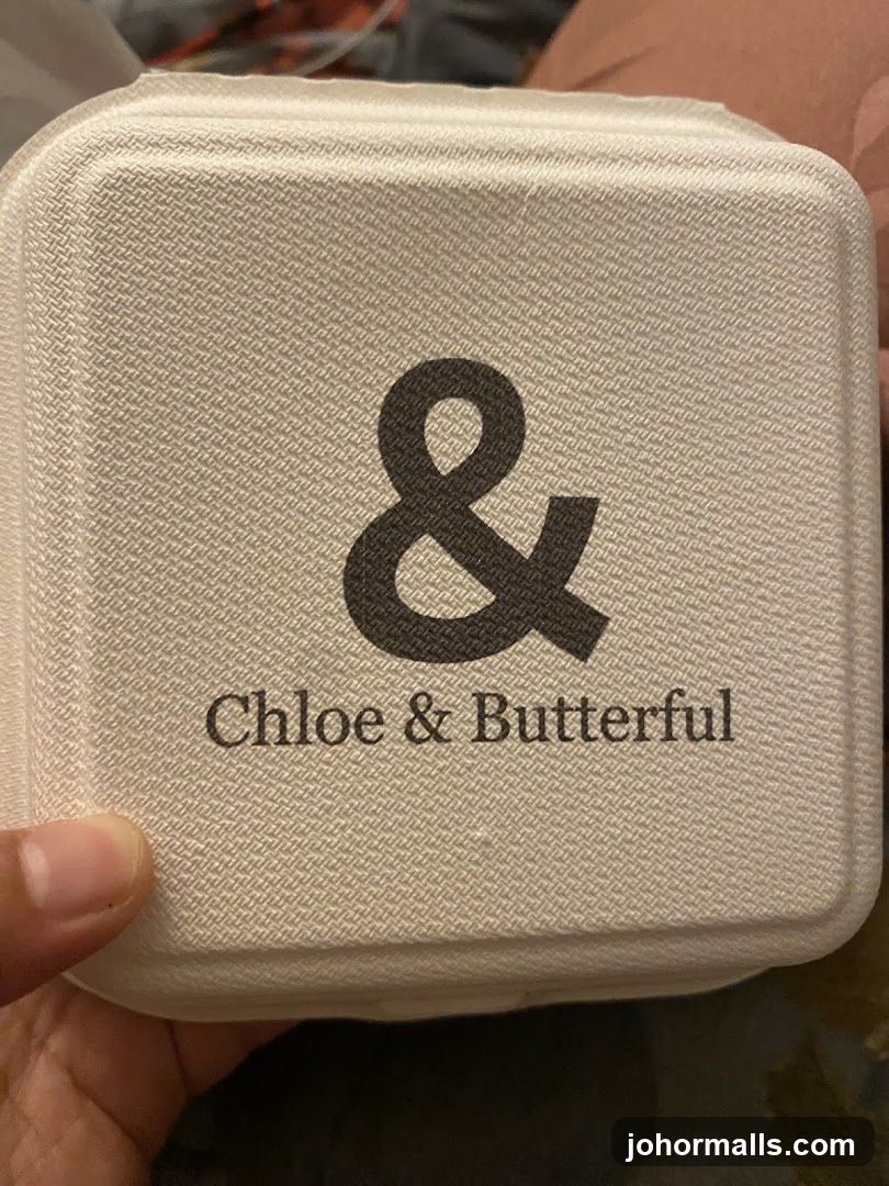 Takeout container with logo