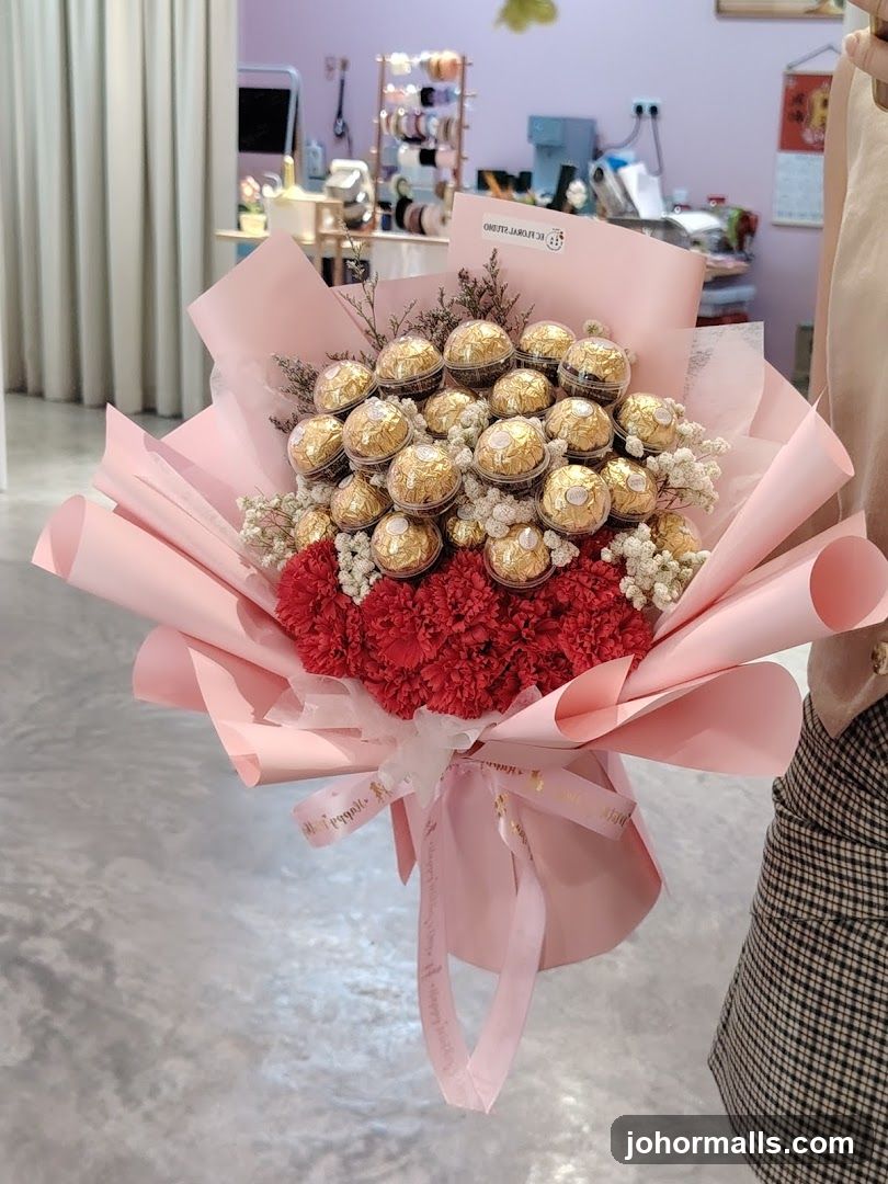 Ferrero Rocher and Carnation Bouquet