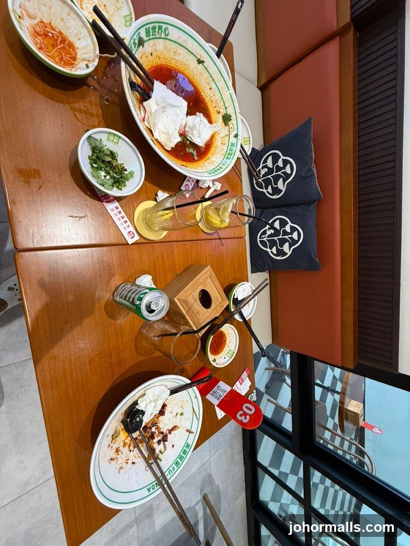 Messy Table After Meal