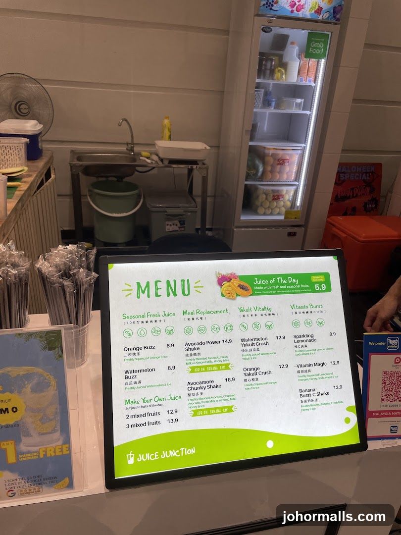 Juice Junction Menu