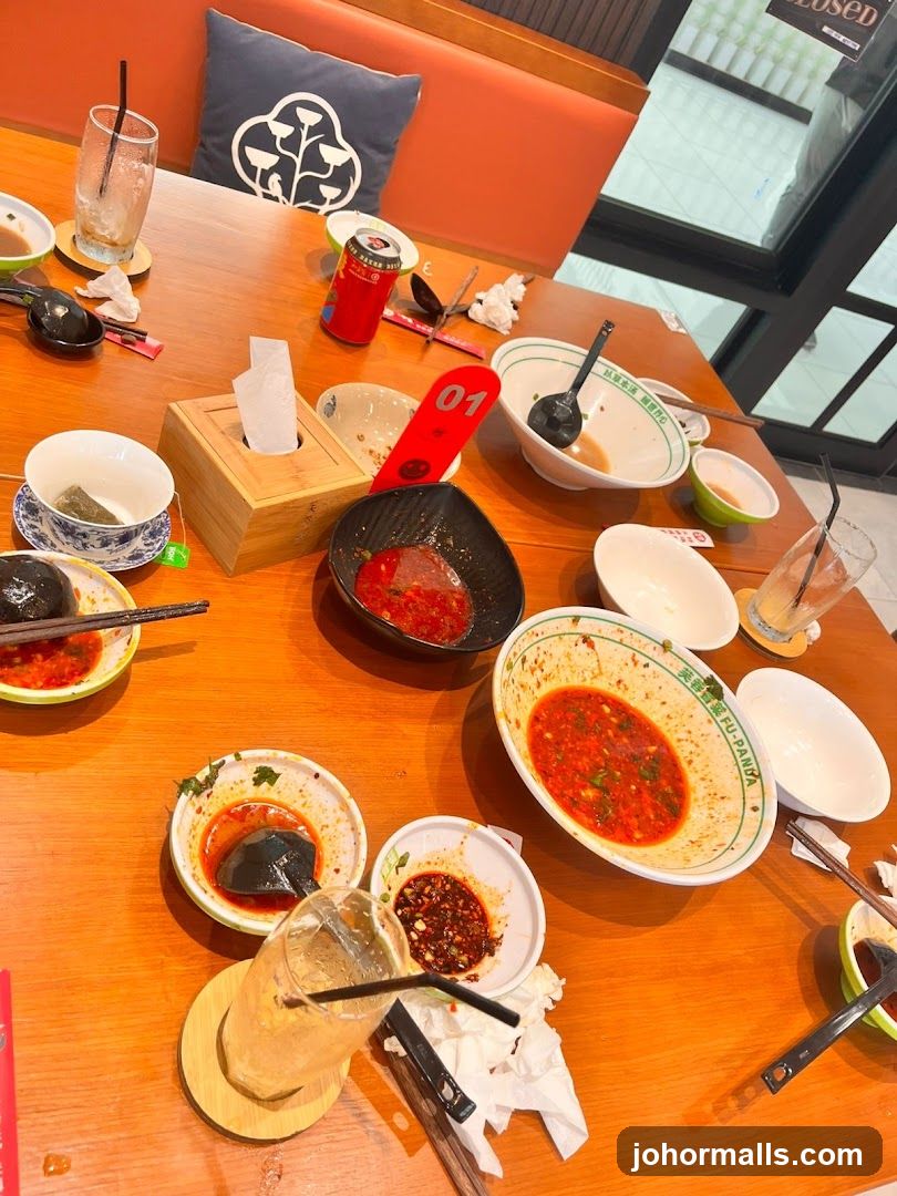 Messy Table After Meal