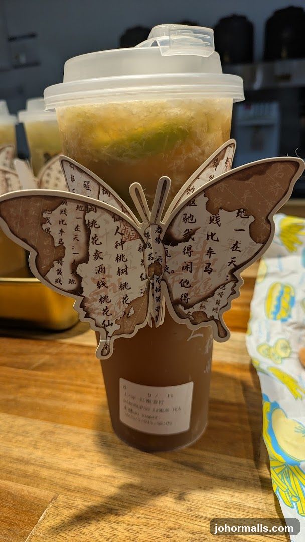 Butterfly Decorated Drink