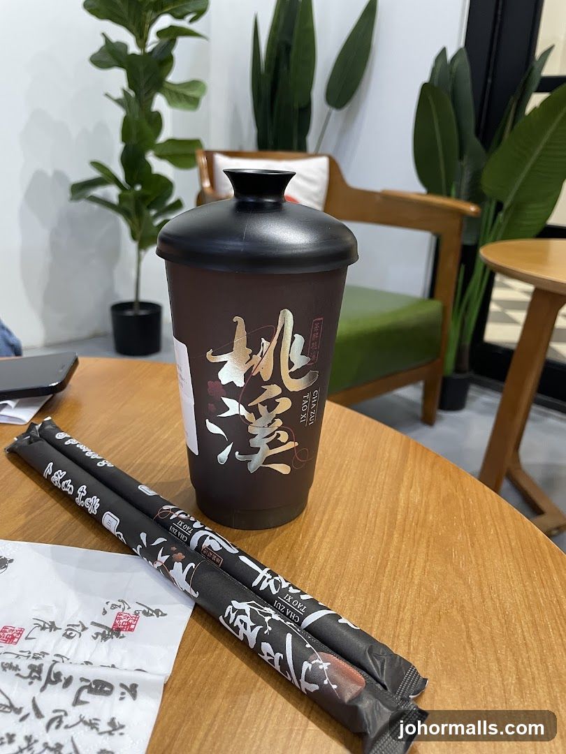 Beverage and Chopsticks