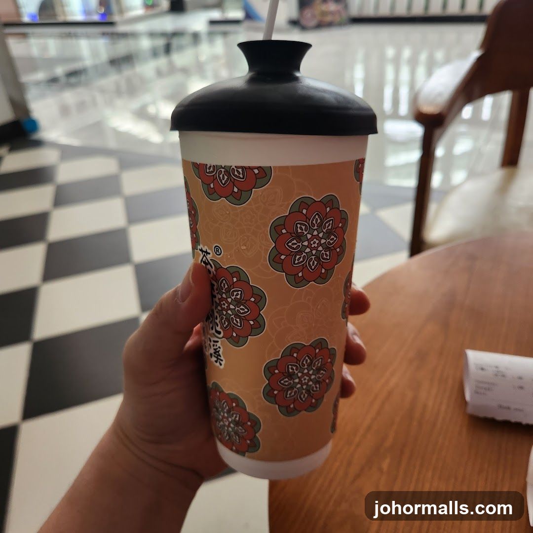 Beverage Cup with Floral Design