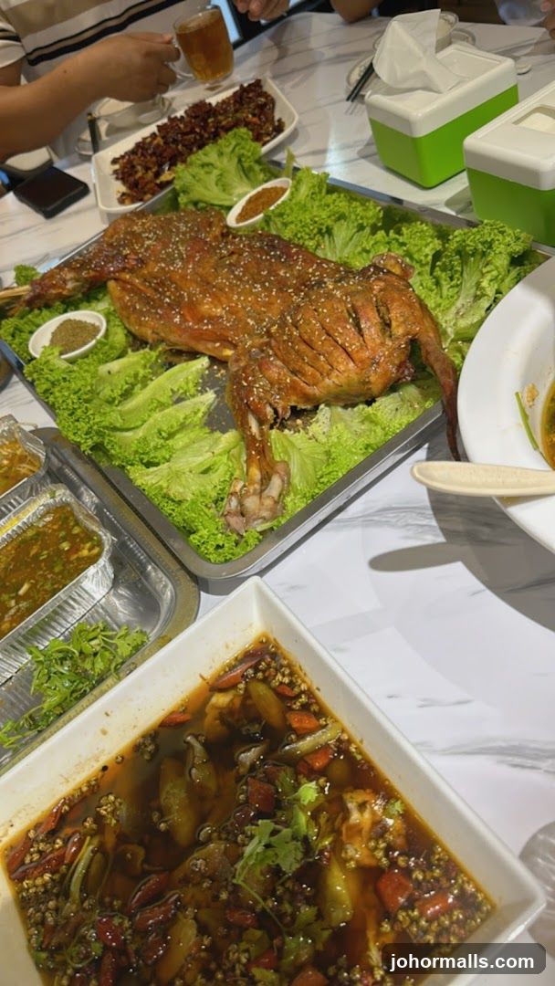 Roasted Whole Animal with Side Dishes