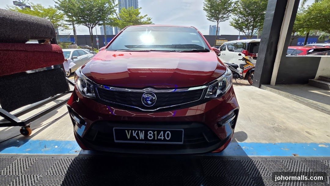 Red Car and Carpet Samples