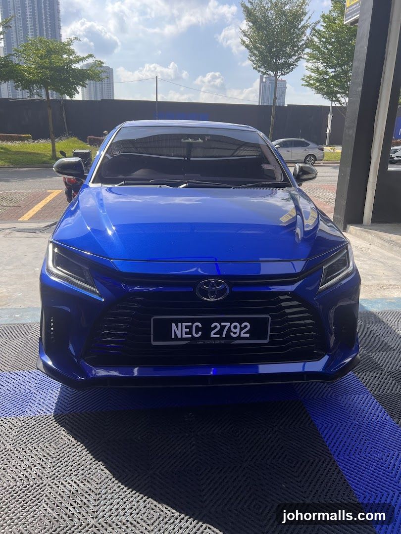 Blue Toyota Car