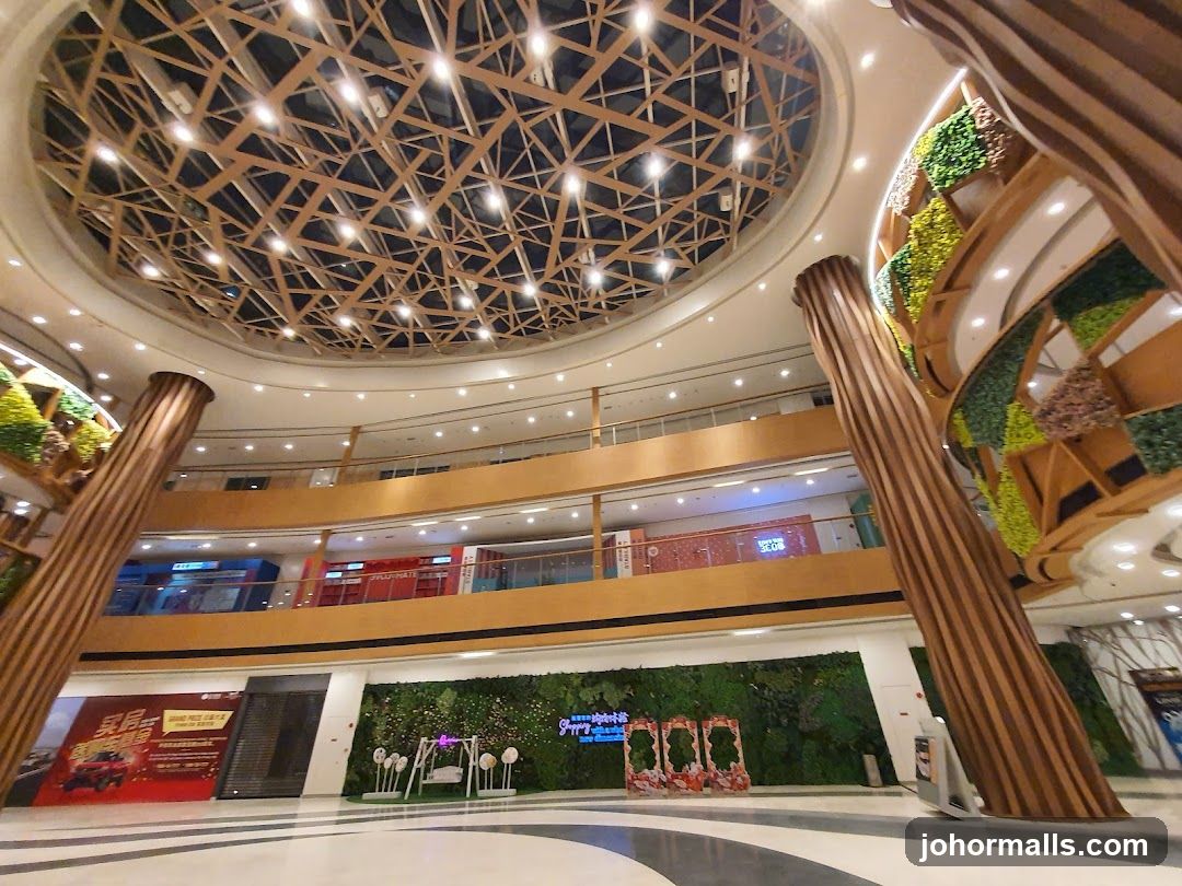 Interior of a modern shopping mall