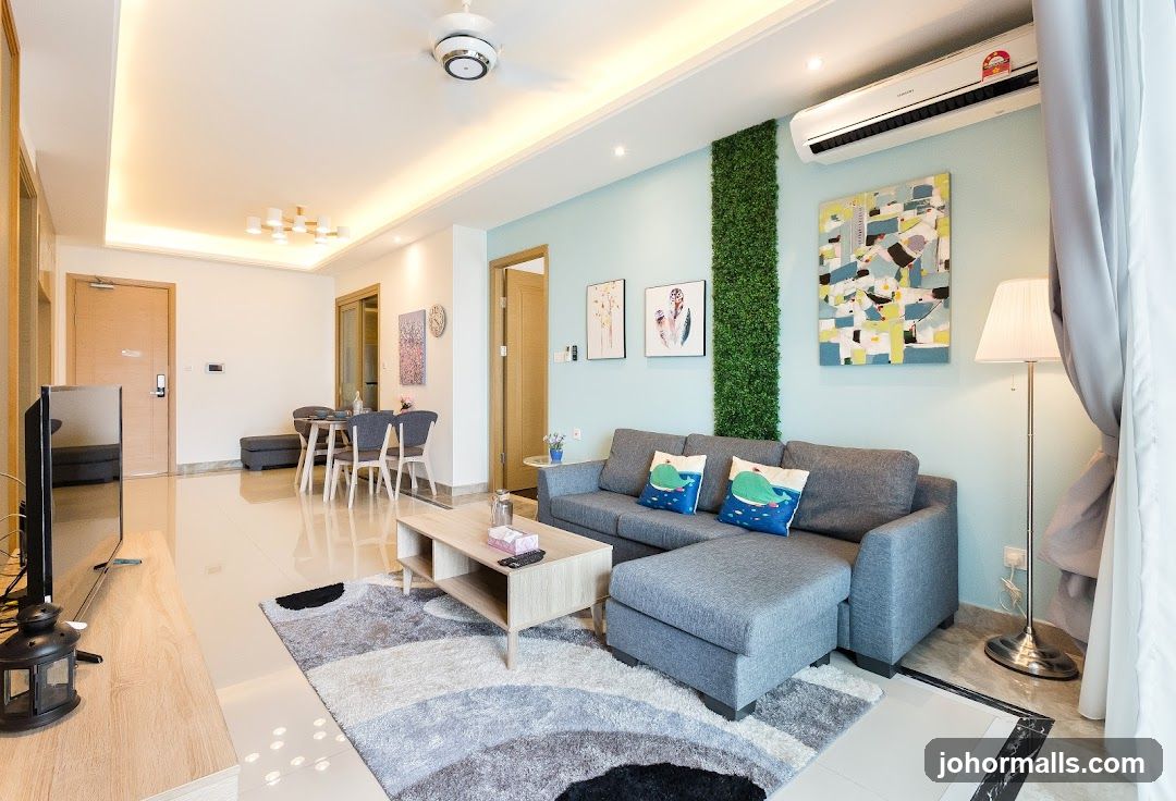 Modern Living Room with Dining Area
