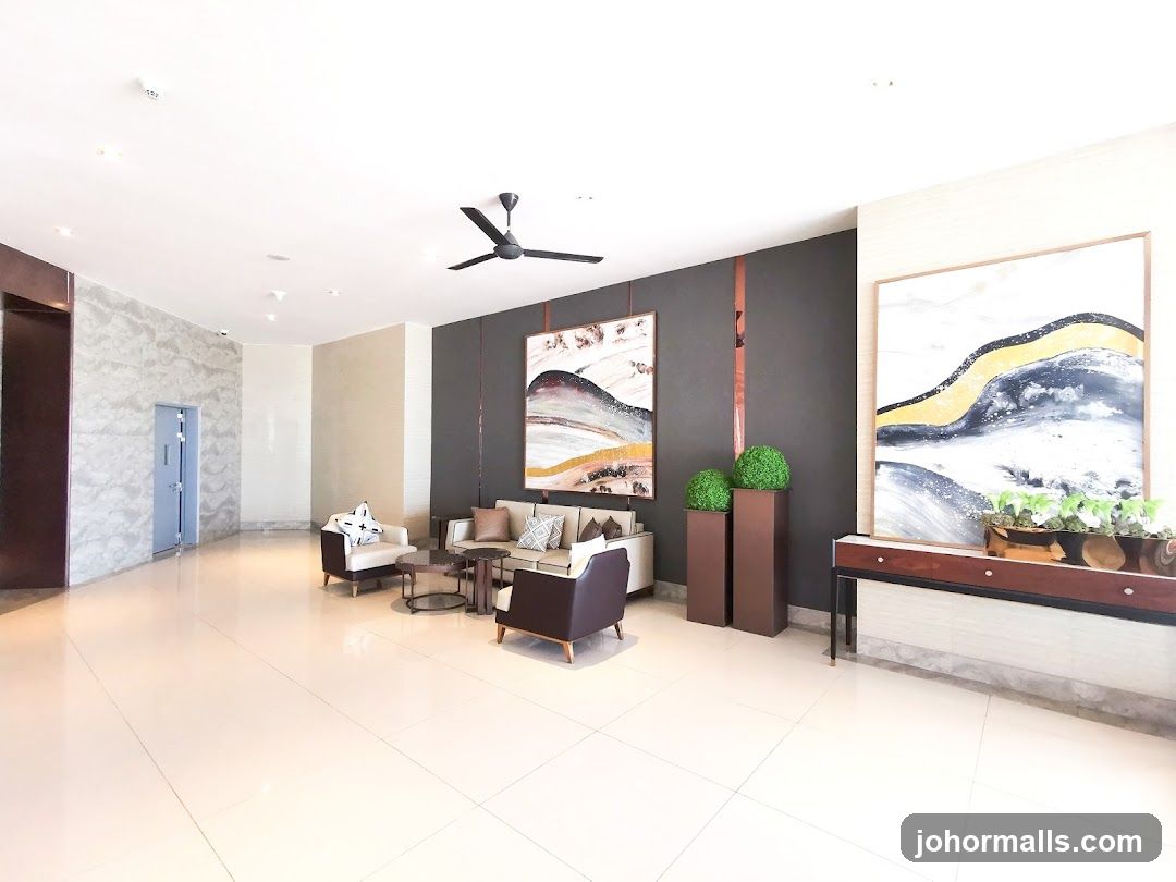 Modern Lobby Seating Area