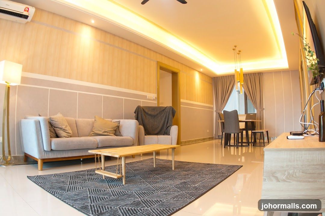Modern Living Room with Dining Area