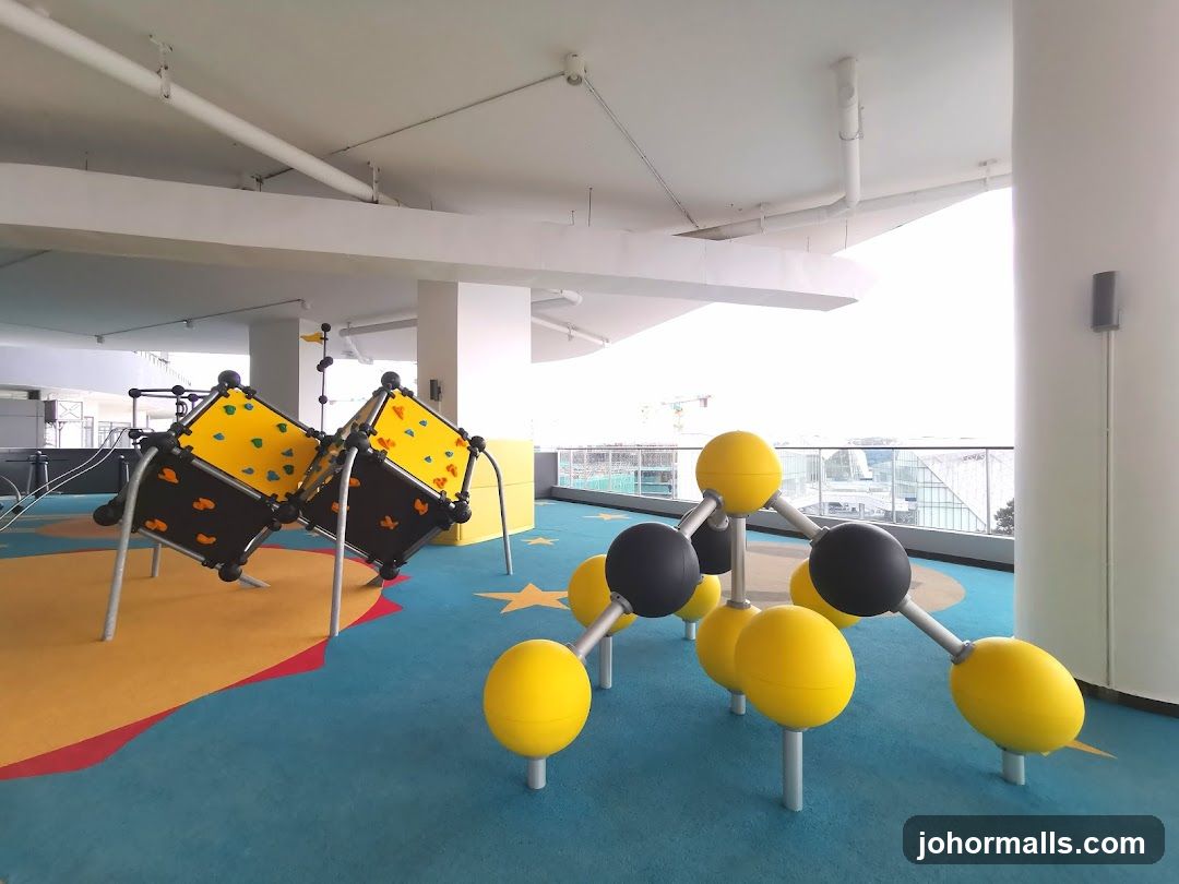 Indoor Playground with Climbing Structures