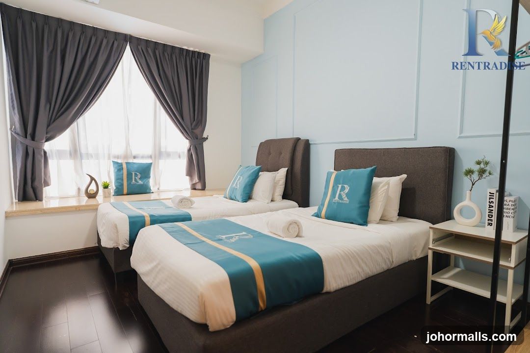 Bedroom with two beds