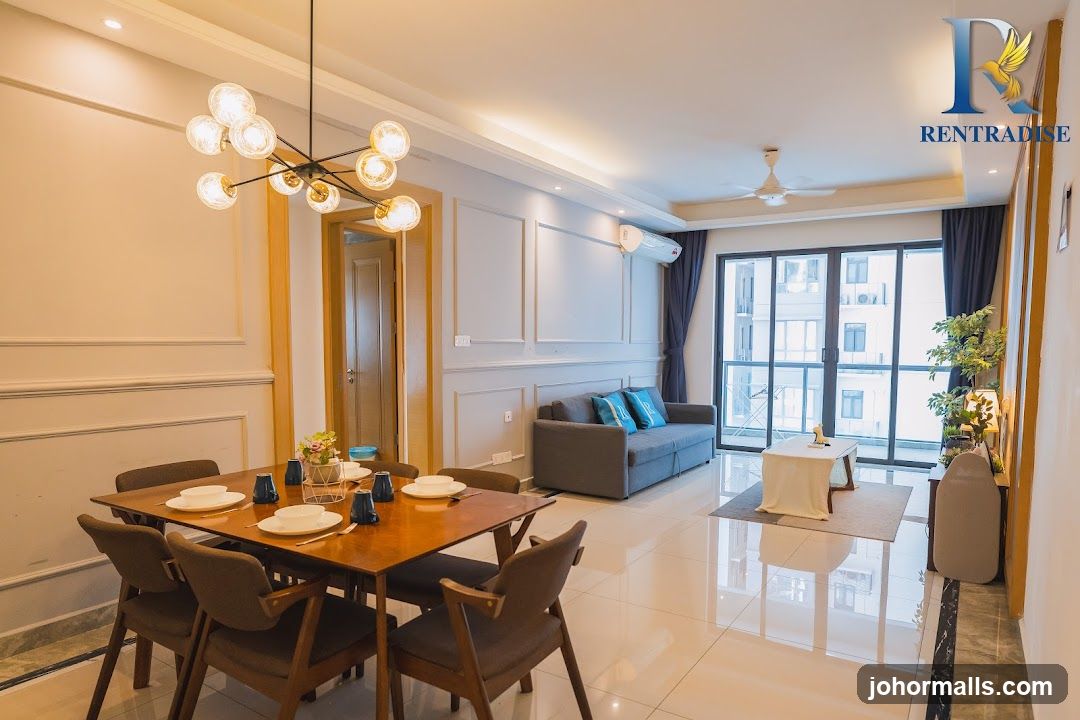 Modern Living and Dining Area