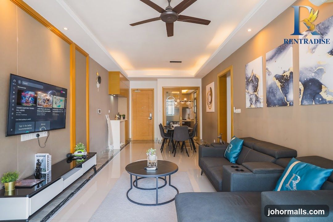 Modern Living Room with Dining Area