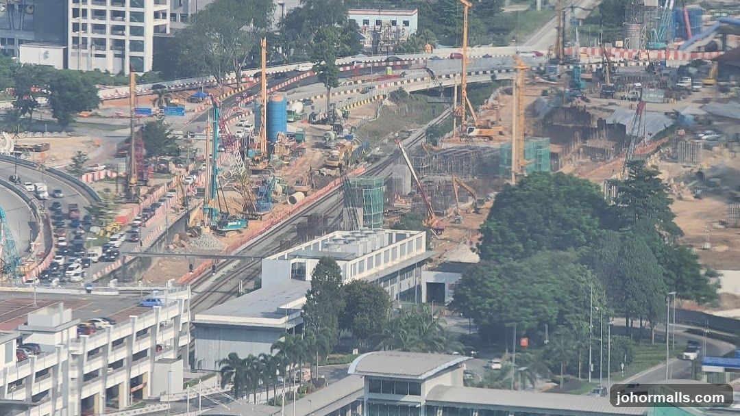 Construction Site with Traffic