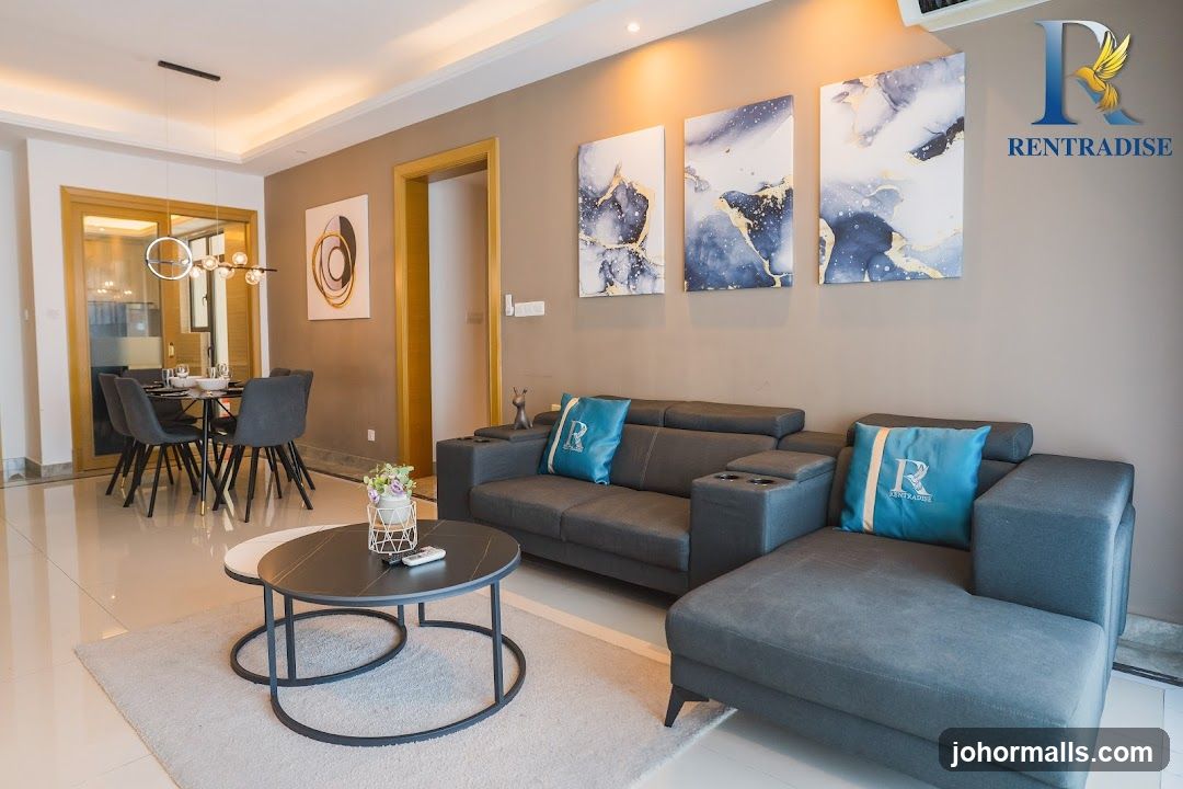 Modern Living Room with Dining Area