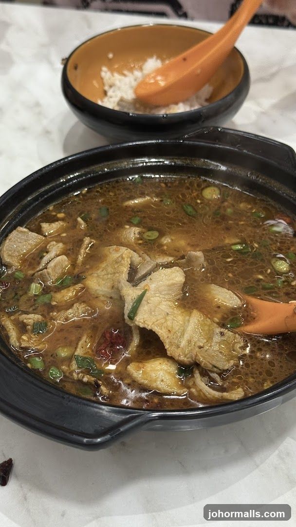 Spicy Pork Soup with Rice