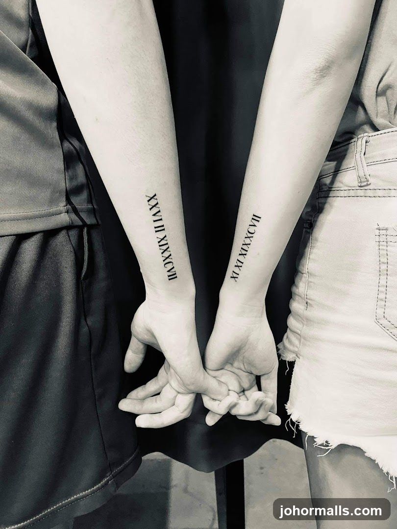 Couple's Matching Tattoos