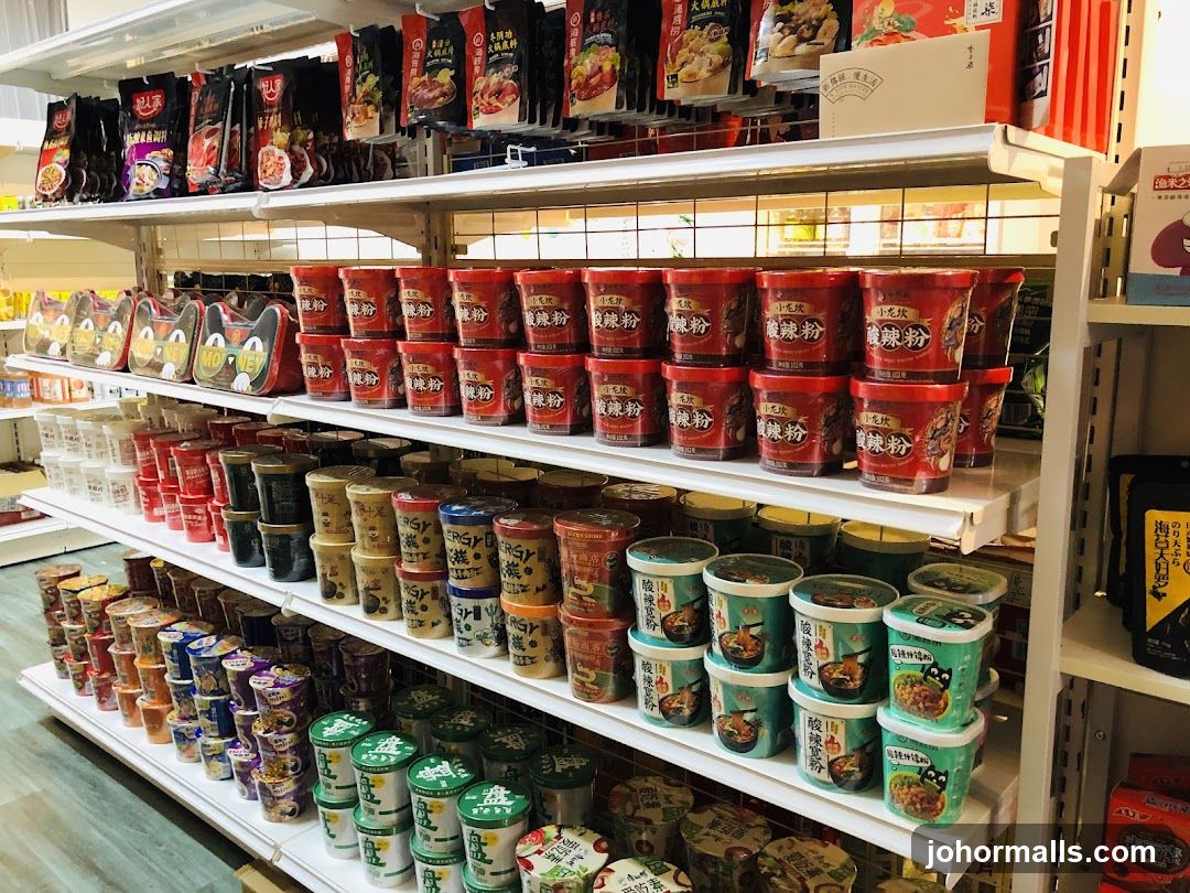 Asian Food Products on Shelves