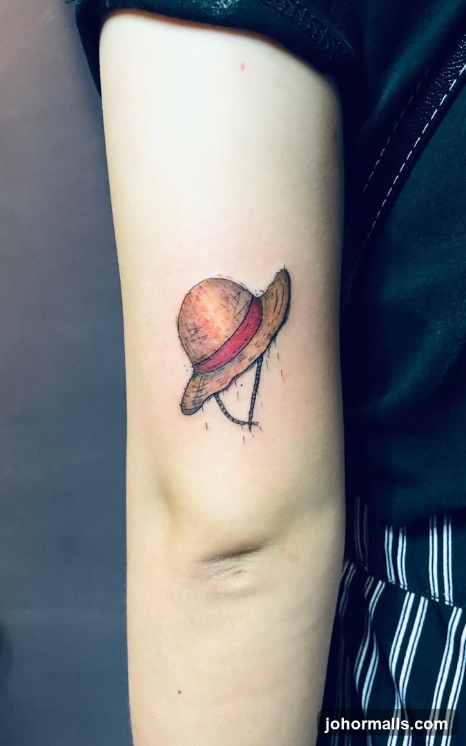 Straw Hat Tattoo
