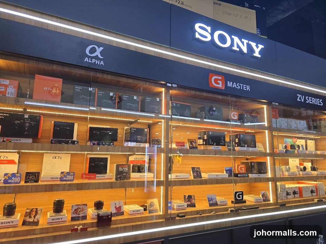 Sony Camera Store Display