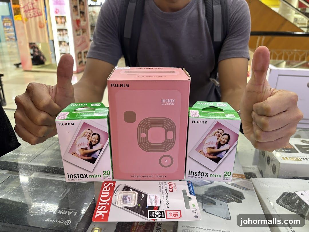 Fujifilm Instax Mini LiPlay Camera and Accessories