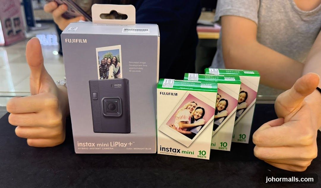 Fujifilm Instax Mini LiPlay+ Camera and Film