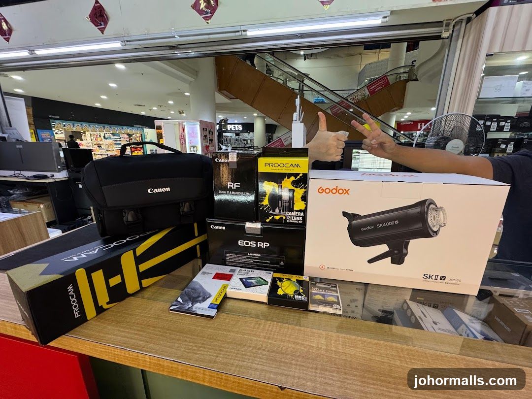 Camera Equipment Display
