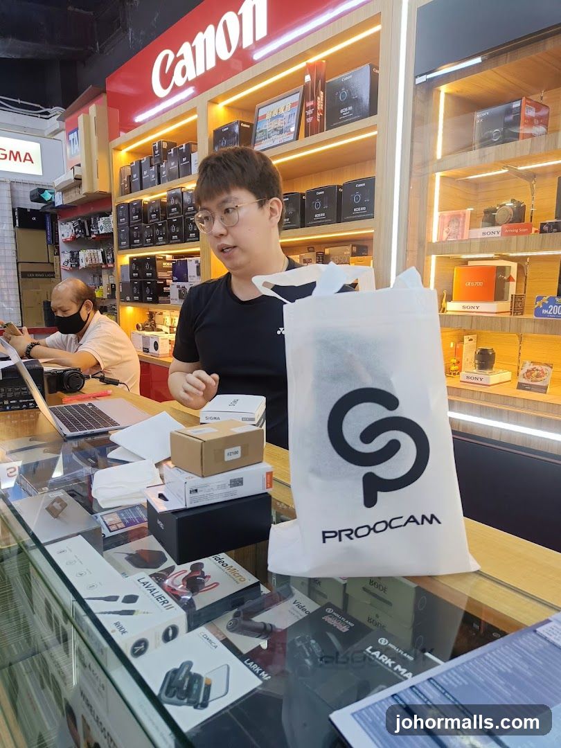 Camera Store Interior