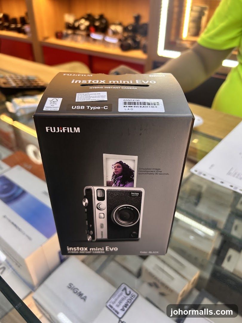 Fujifilm Instax Mini Evo Camera Box