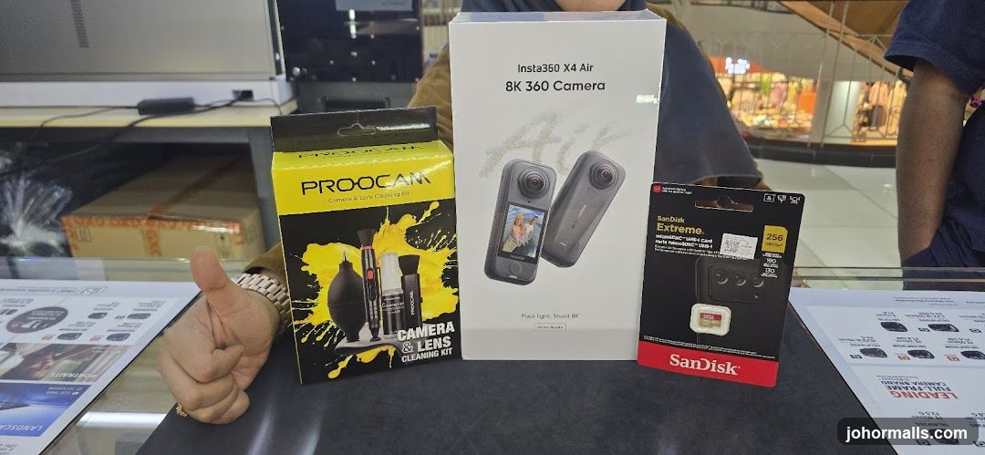 Camera and Accessories Display