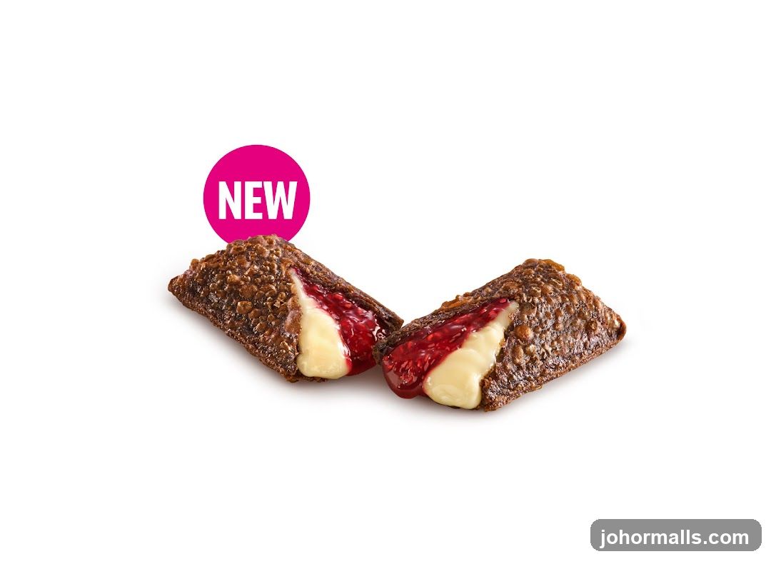 New Raspberry Cream Pastry