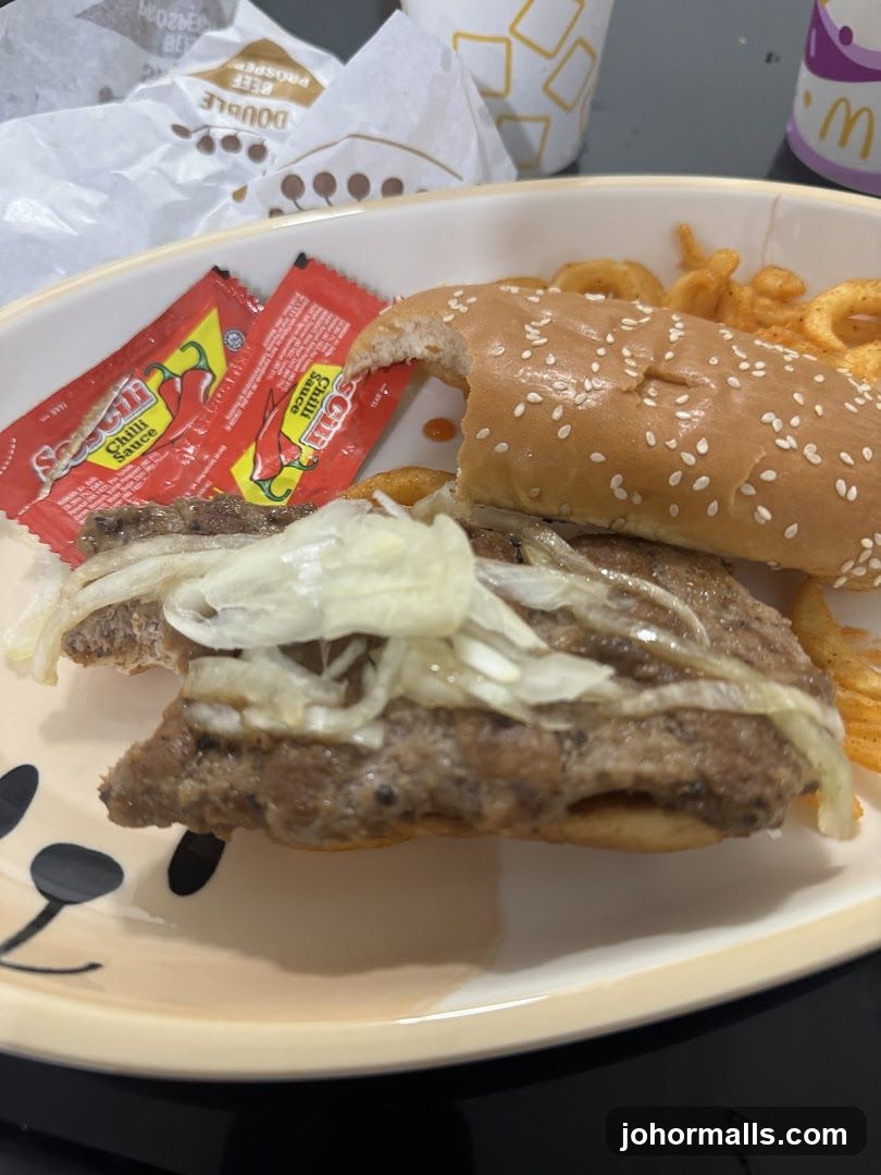 Burger and Fries