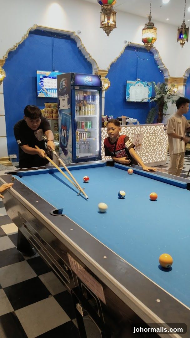 People playing pool
