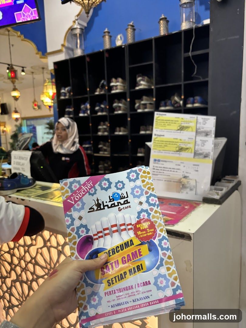 Voucher for a Bowling Alley and Cafe
