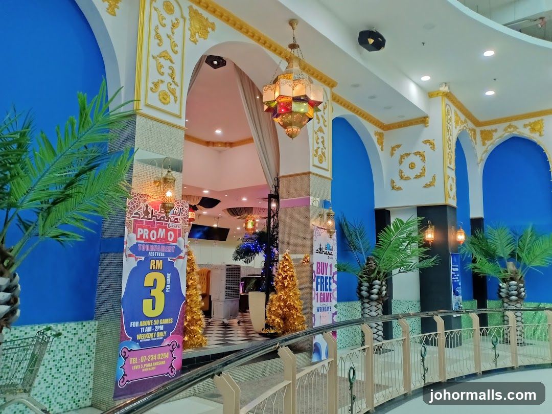 Promotional Banners in an Indoor Space