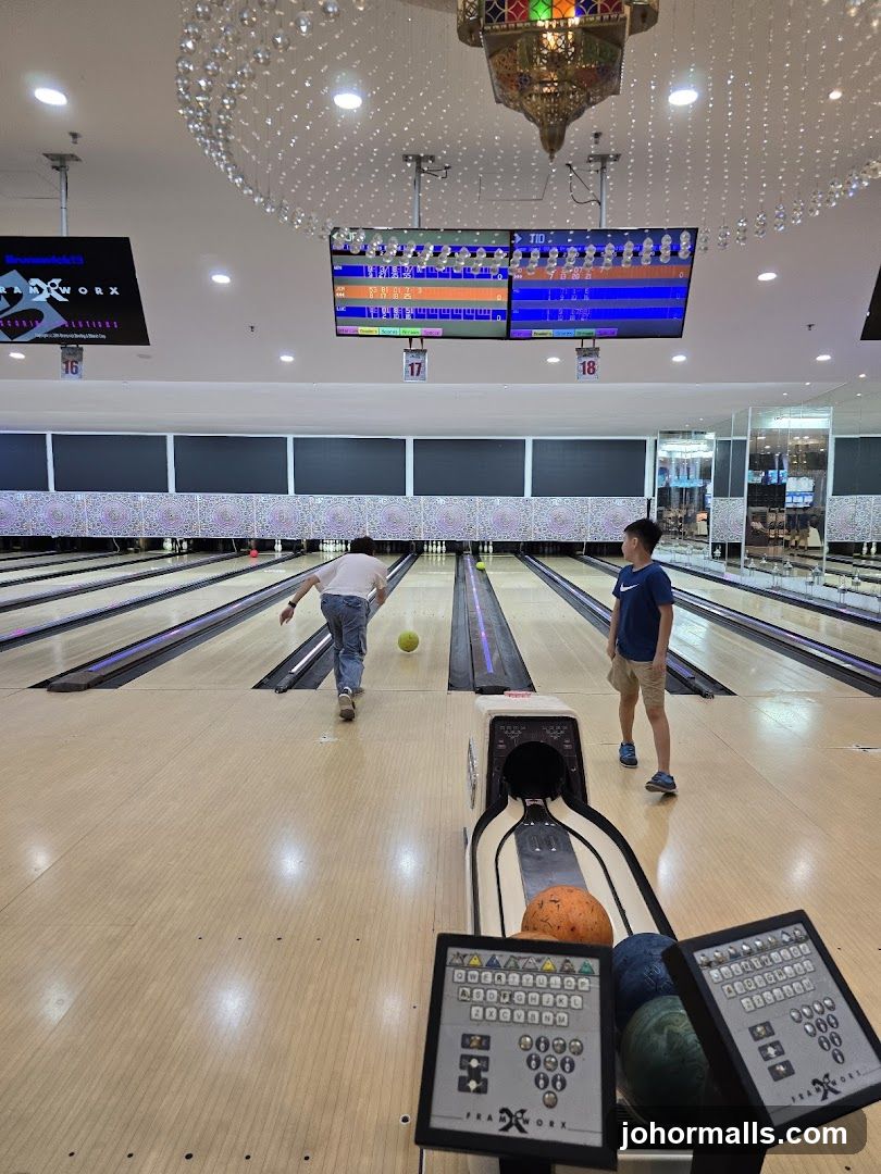 Bowling Alley with Scoreboards