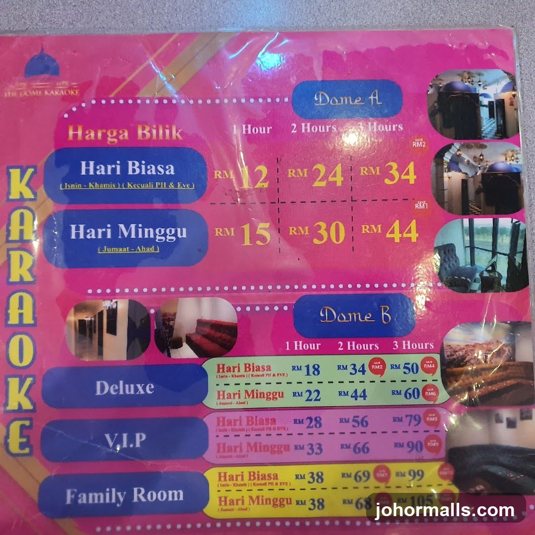 The Dome Karaoke Pricing