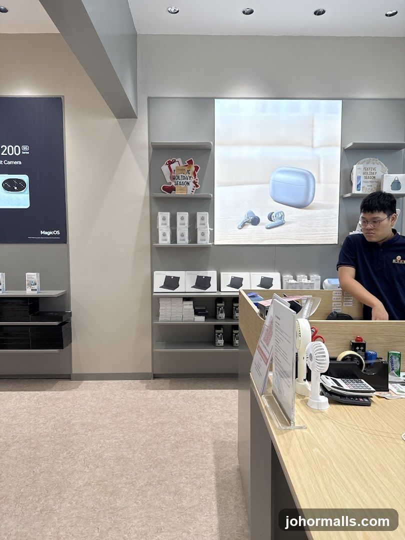 Electronics Store Interior