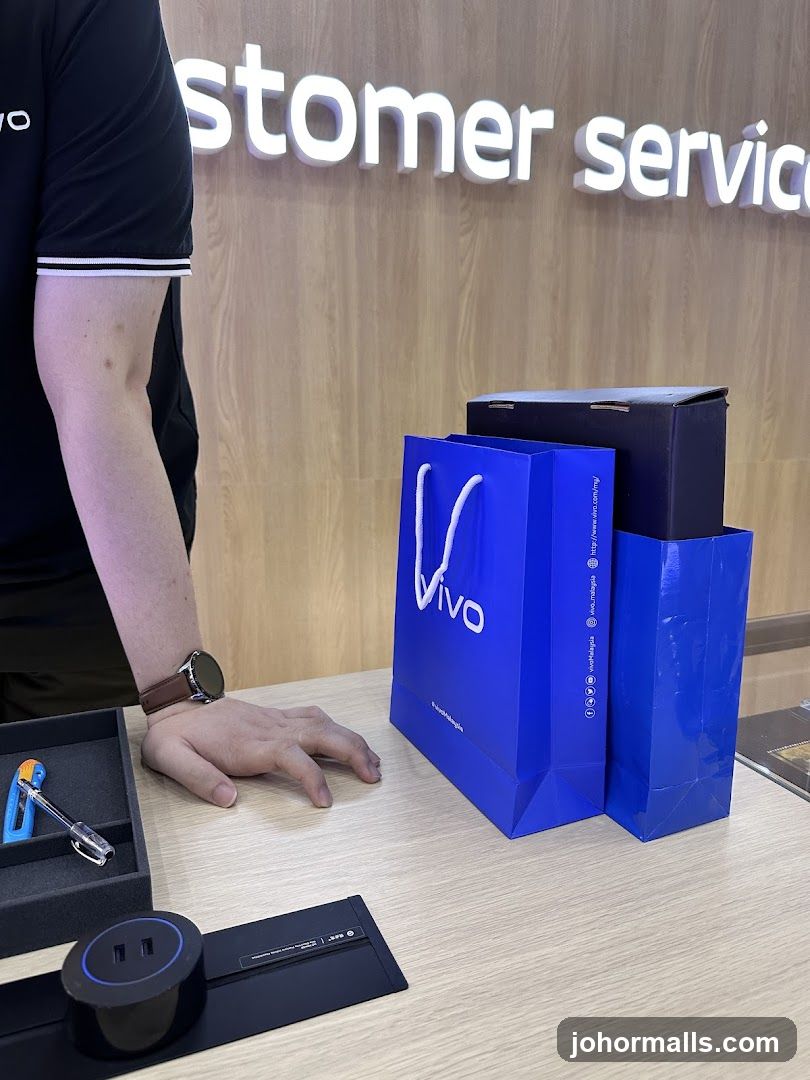 Vivo Customer Service Counter