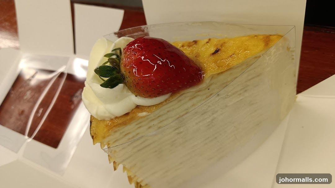 Strawberry Mille Crepe Cake