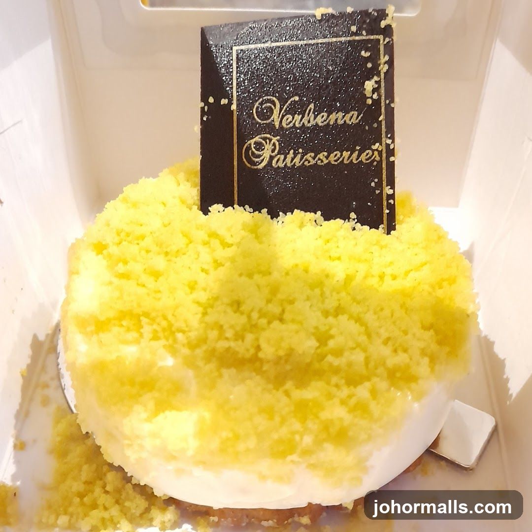 Cake with Verbena Patisserie Topper