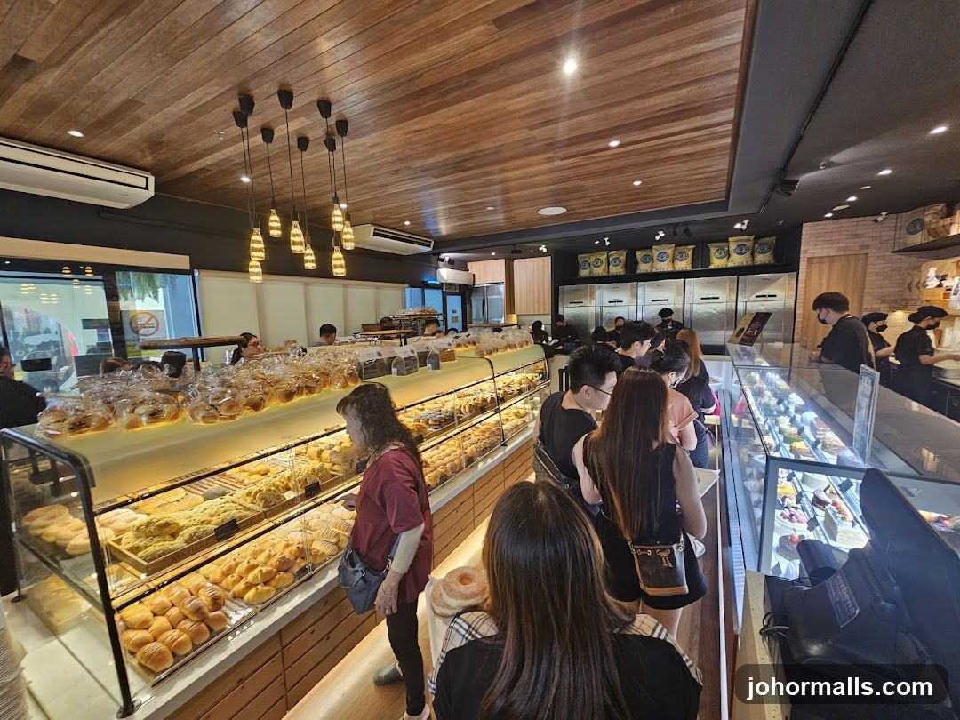 Bakery Interior with Customers