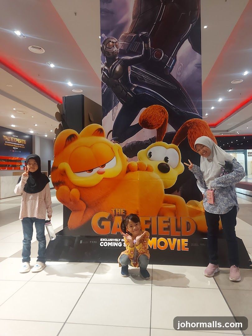 The Garfield Movie promotional display