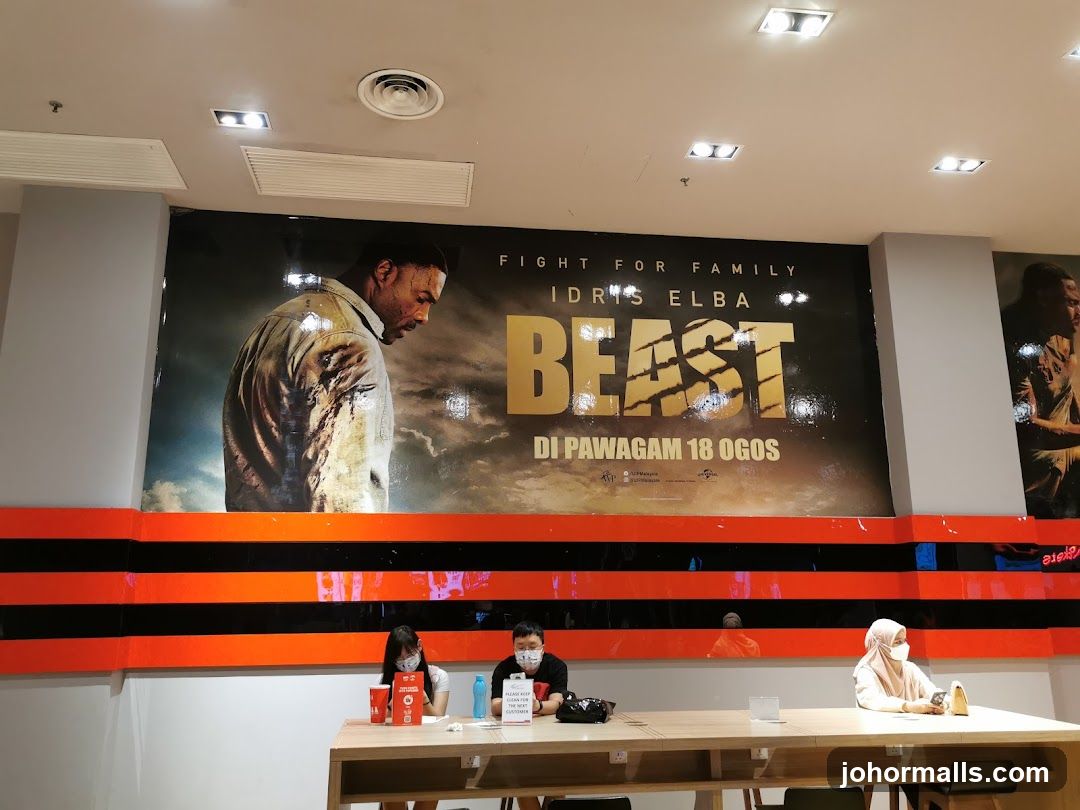 Movie Poster and Ticket Counter
