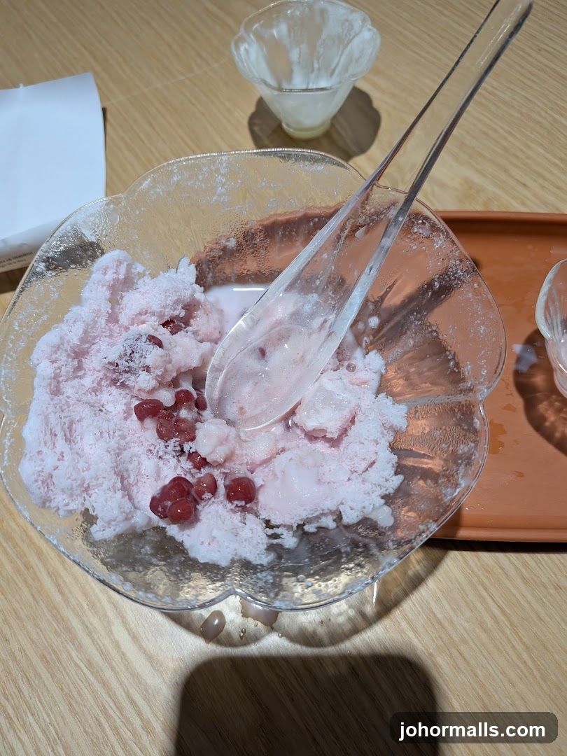 Shaved Ice Dessert
