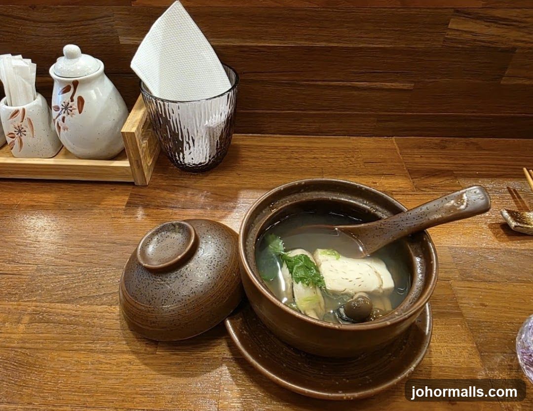 Soup with Tofu and Vegetables